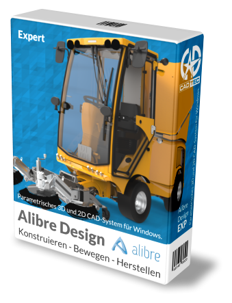 Alibre Design EXP ist das leistungsstarke, parametrisches 3D & 2D CAD-Programm für alle KMU-Betriebe sowie professionelle Kontrukteure