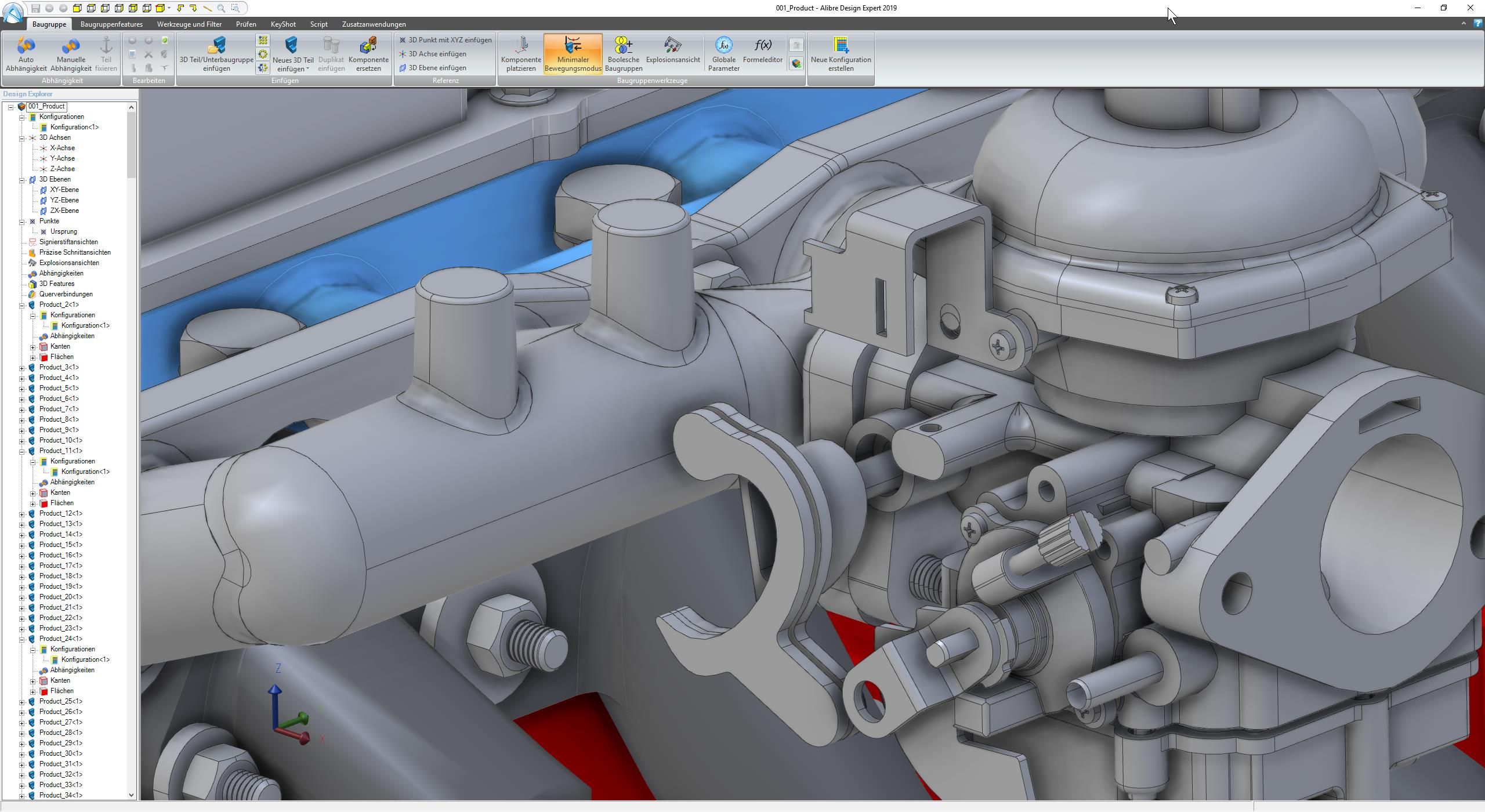 ALIBRE DESIGN 3D-CAD. Bestes CAD-Programm in Workflow und Preis/Leistung