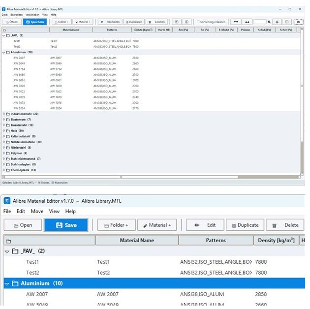 Alibre Material Editor