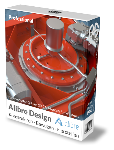 Alibre Design PRO ist parametrisches 3D-CAD und assoziativer 2D-Zeichnungsableitungen