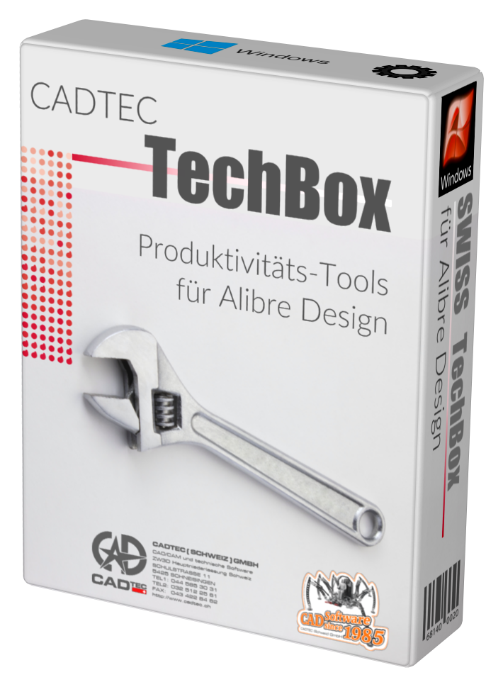 CADTEC Toolbox für Alibre Design Expert (EXP)