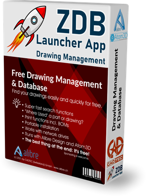 ZDBase Drawing Management DMS for Alibre Design and Atom3D