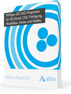 Alibre Atom3D ist parametrisches 3D-CAD für Modellbau, Heim und Hobby.