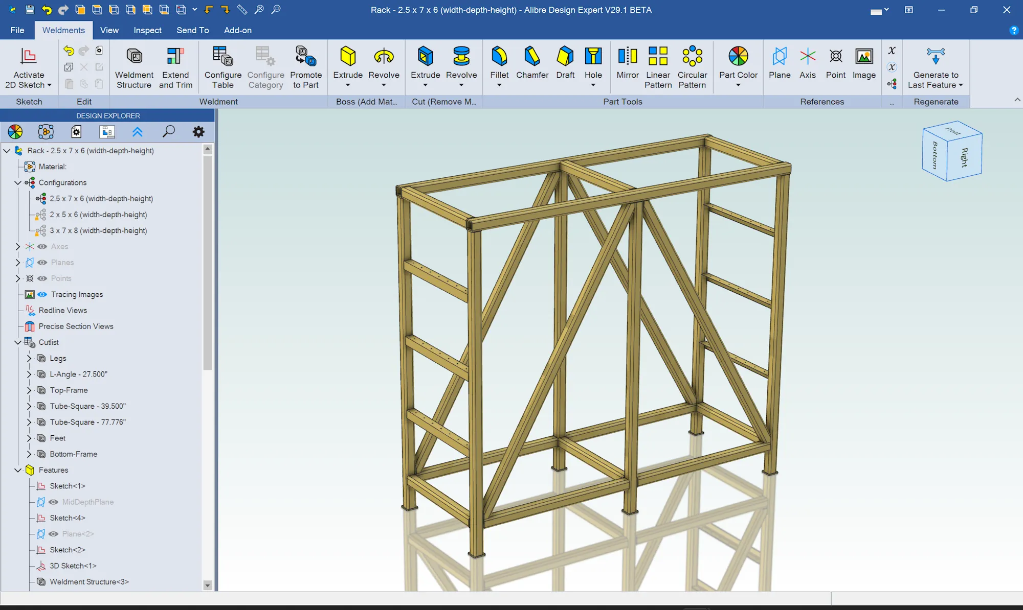 Alibre Design v29.1 Stahlbau Metallbau Schweisskonstruktionen